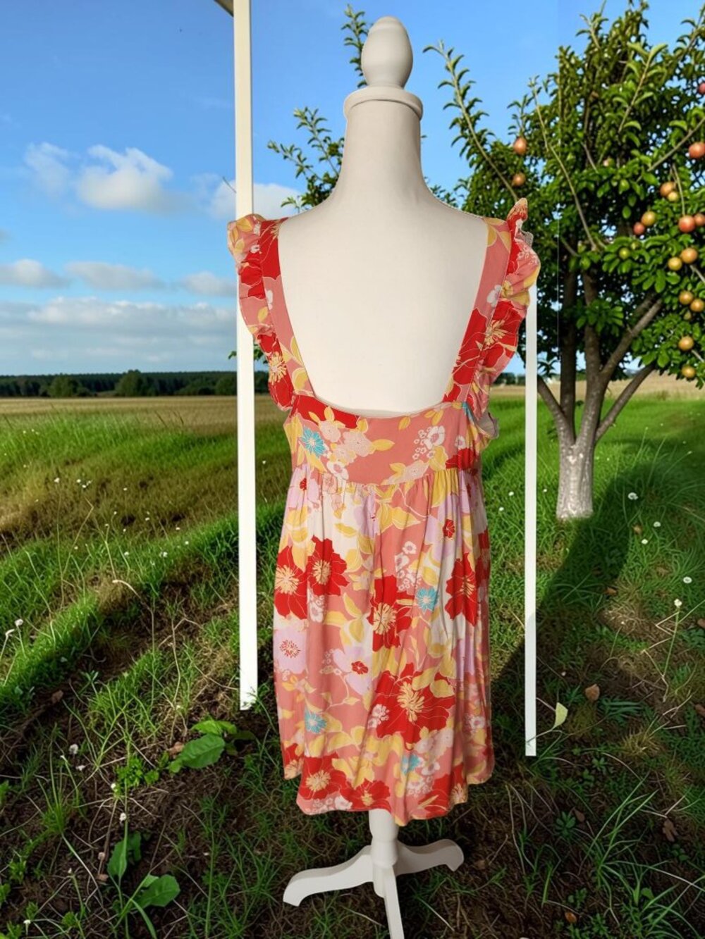 🌺 Emily Wonder Floral Babydoll Dress Size Large NWT 🌺 - Picture 8 of 11